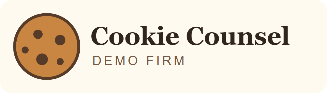 Cookie Counsel demo firm